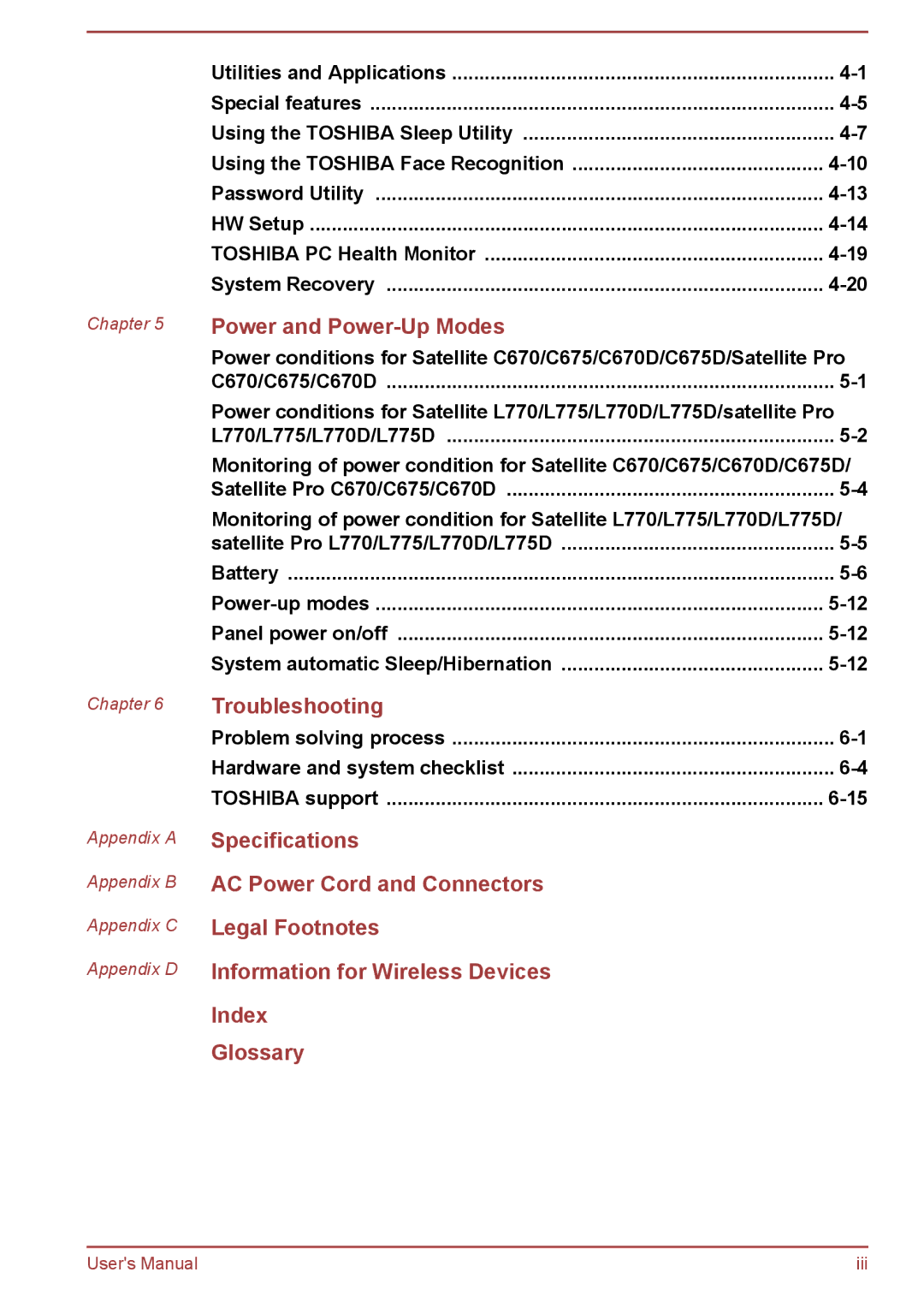 Toshiba Pro C470D, Pro L770D, Pro L775D, Pro C670, Pro C676, C675D, C670D user manual Power and Power-Up Modes 