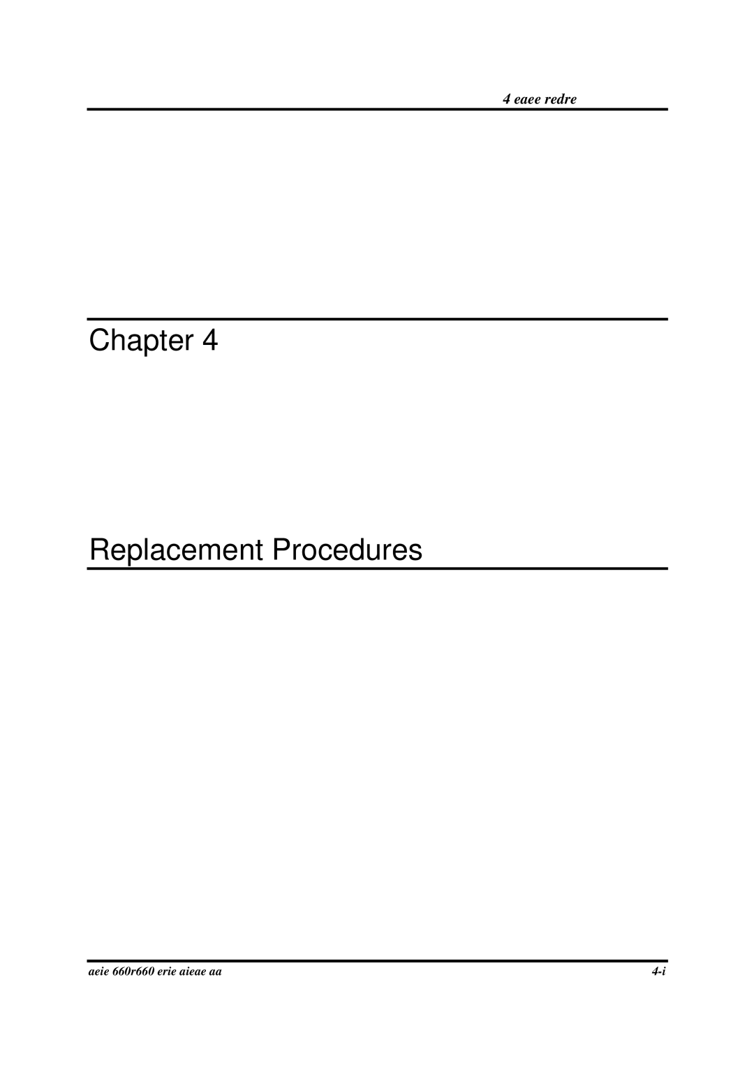 Toshiba PROA660 manual Chapter Replacement Procedures 