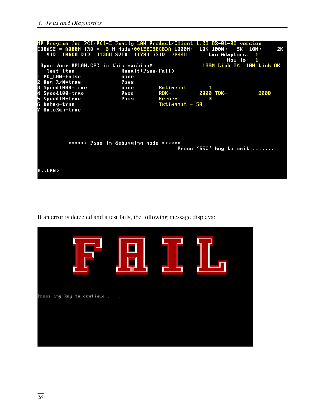 Toshiba PROL450D manual Tests and Diagnostics 