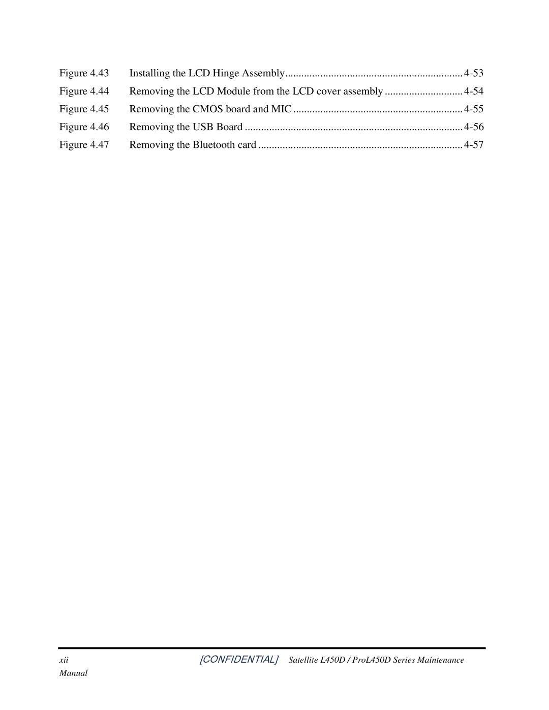 Toshiba PROL450D manual 