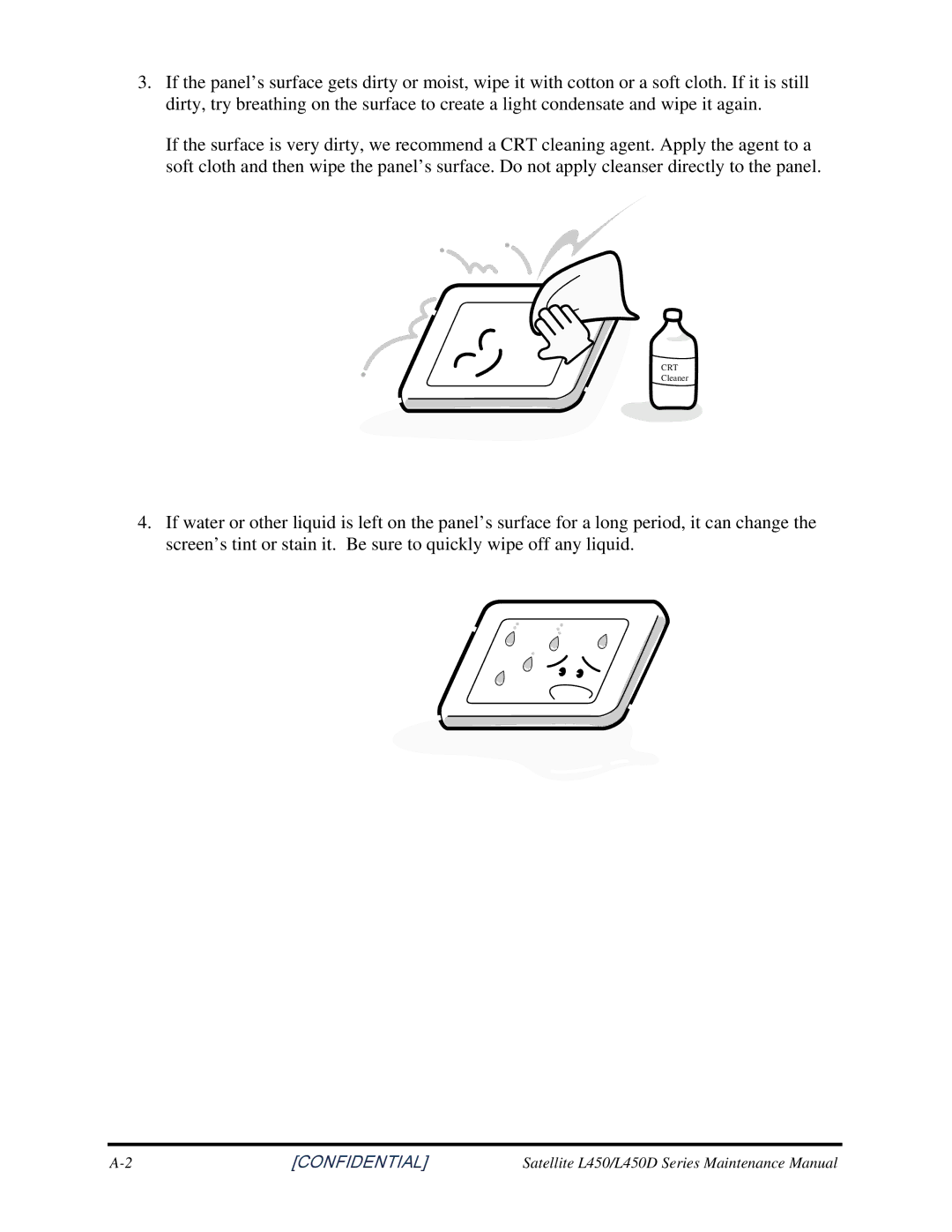 Toshiba PROL450D manual Satellite L450/L450D Series Maintenance Manual 