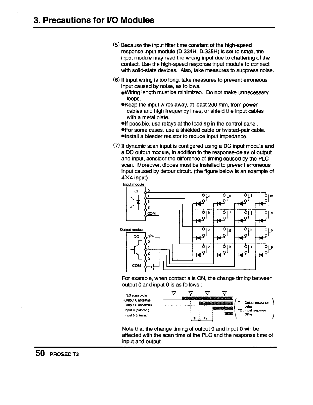 Toshiba PROSEC T3 user manual 