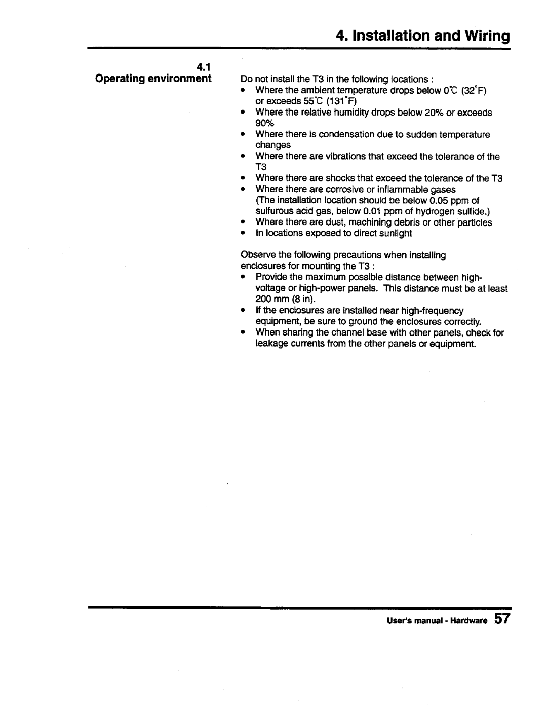 Toshiba PROSEC T3 user manual 