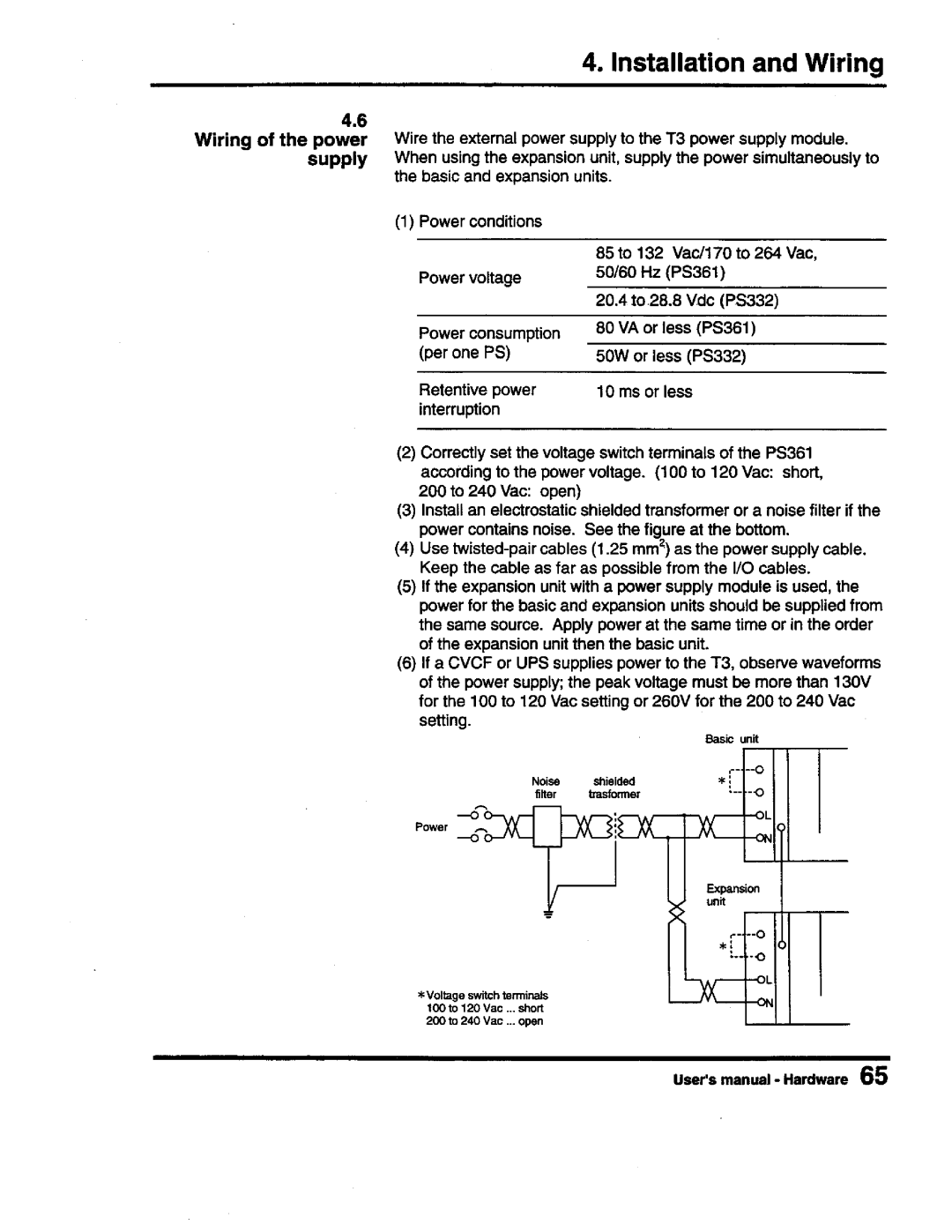 Toshiba PROSEC T3 user manual 