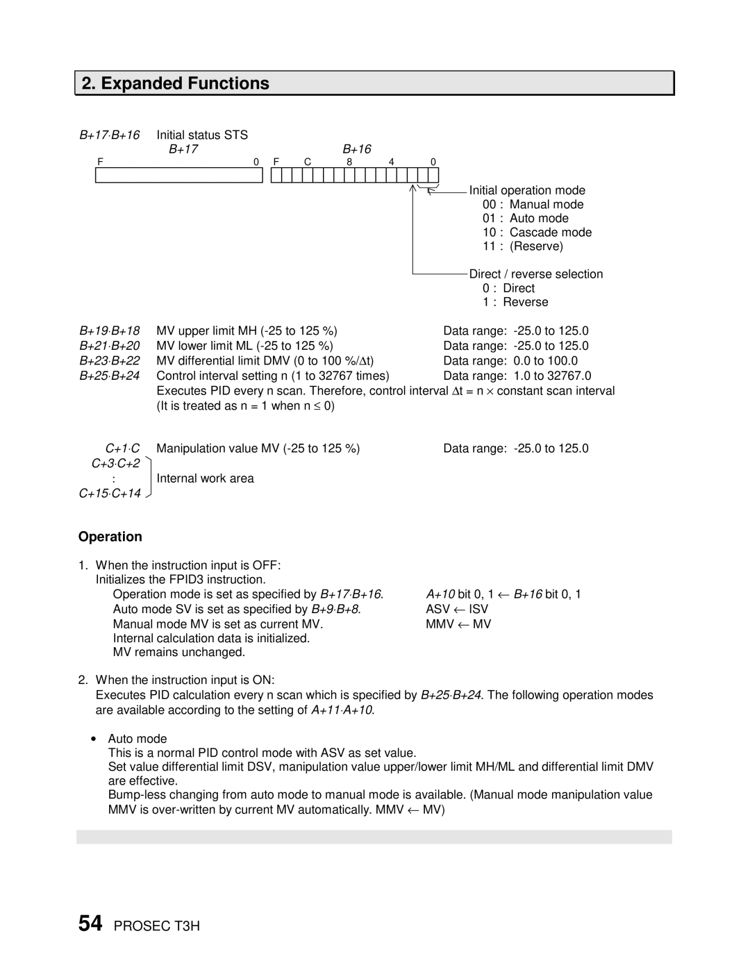 Toshiba PROSEC T3H user manual +1 ⋅C 