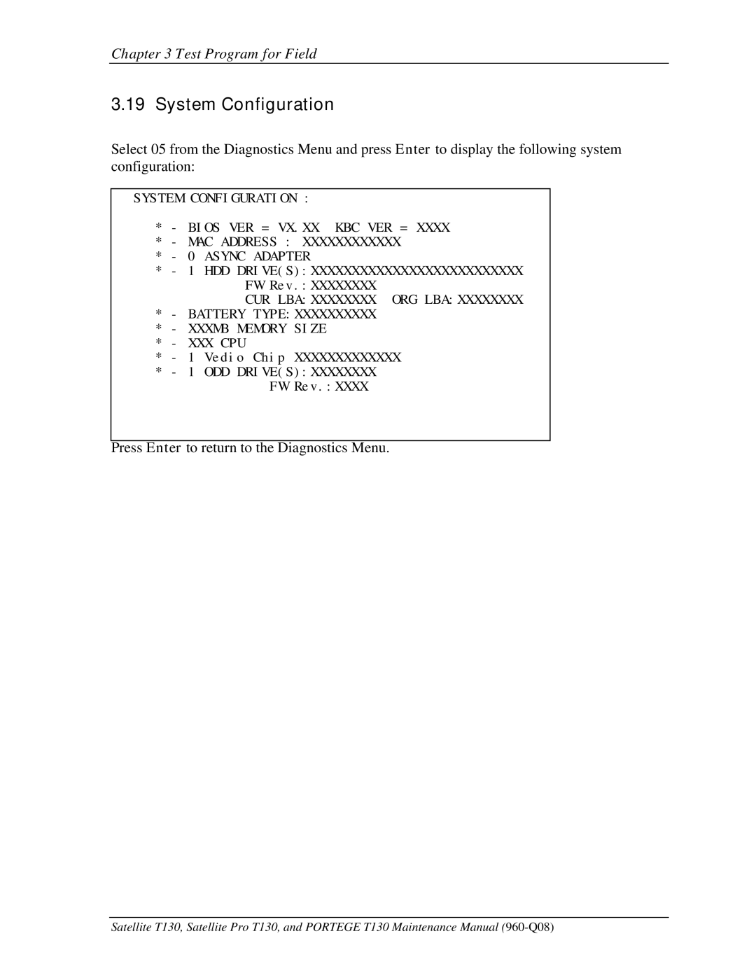 Toshiba PROT130 manual System Configuration 