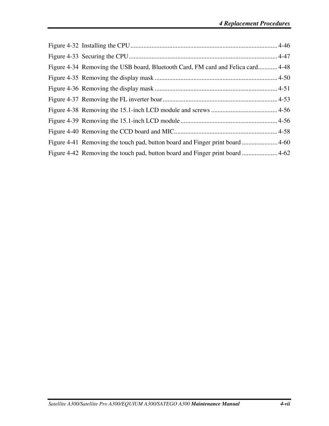 Toshiba PSAGCX, PSAGFX, PSAGBX, PSAGAX, PSAGQX, PSAGRX, PSAGVX, PSAG9X, PSAGUX, PSAGEX, PSAGDX manual Securing the CPU 