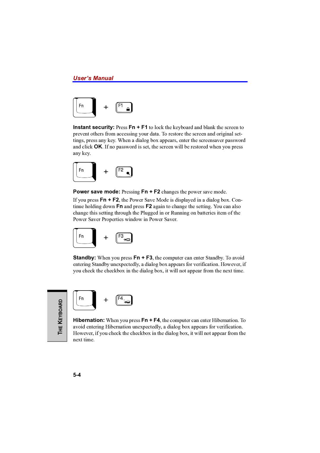 Toshiba PTA42 user manual User’s Manual 