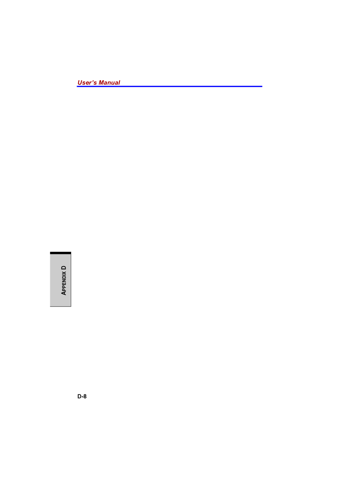 Toshiba PTA42 user manual User’s Manual 