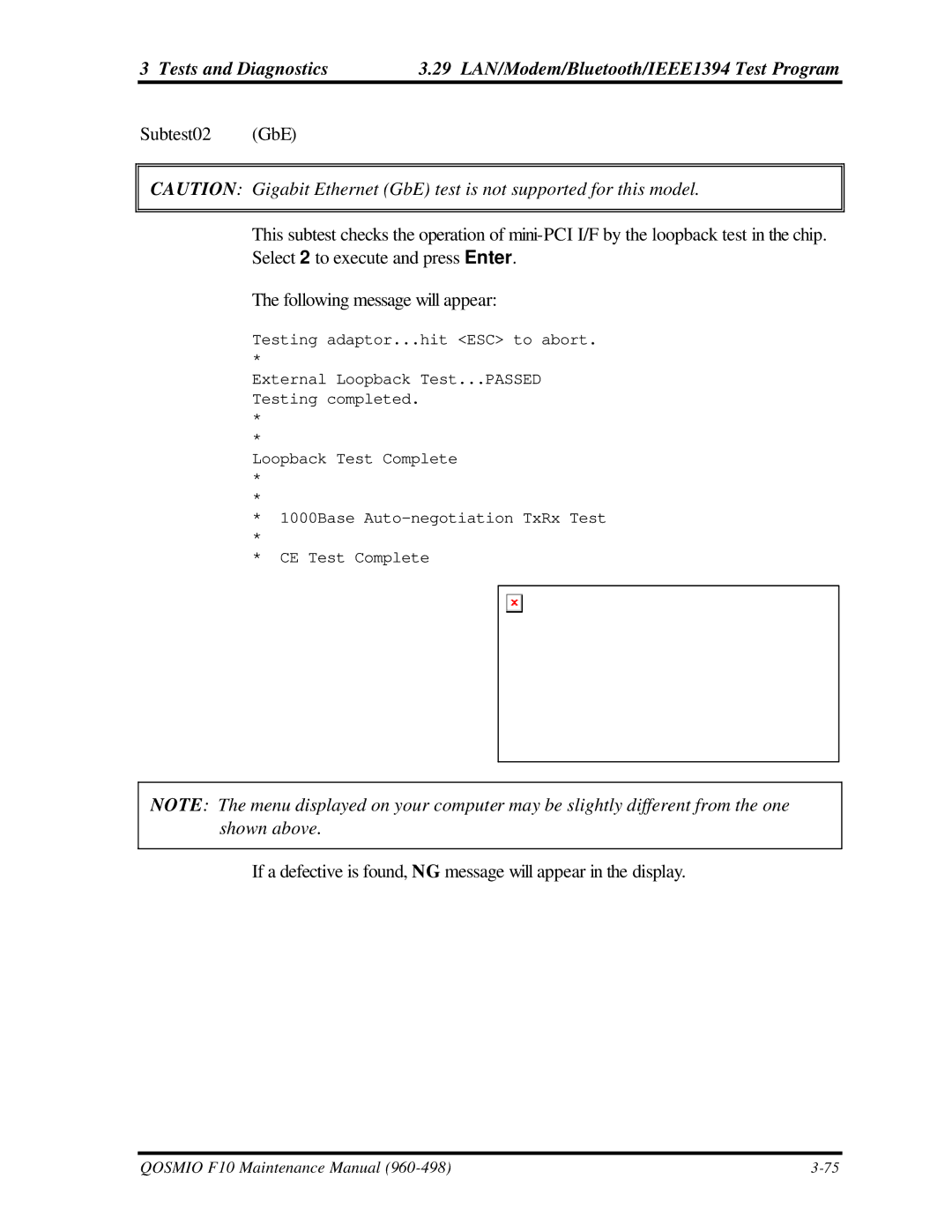 Toshiba qosmio f10 manual Qosmio F10 Maintenance Manual 