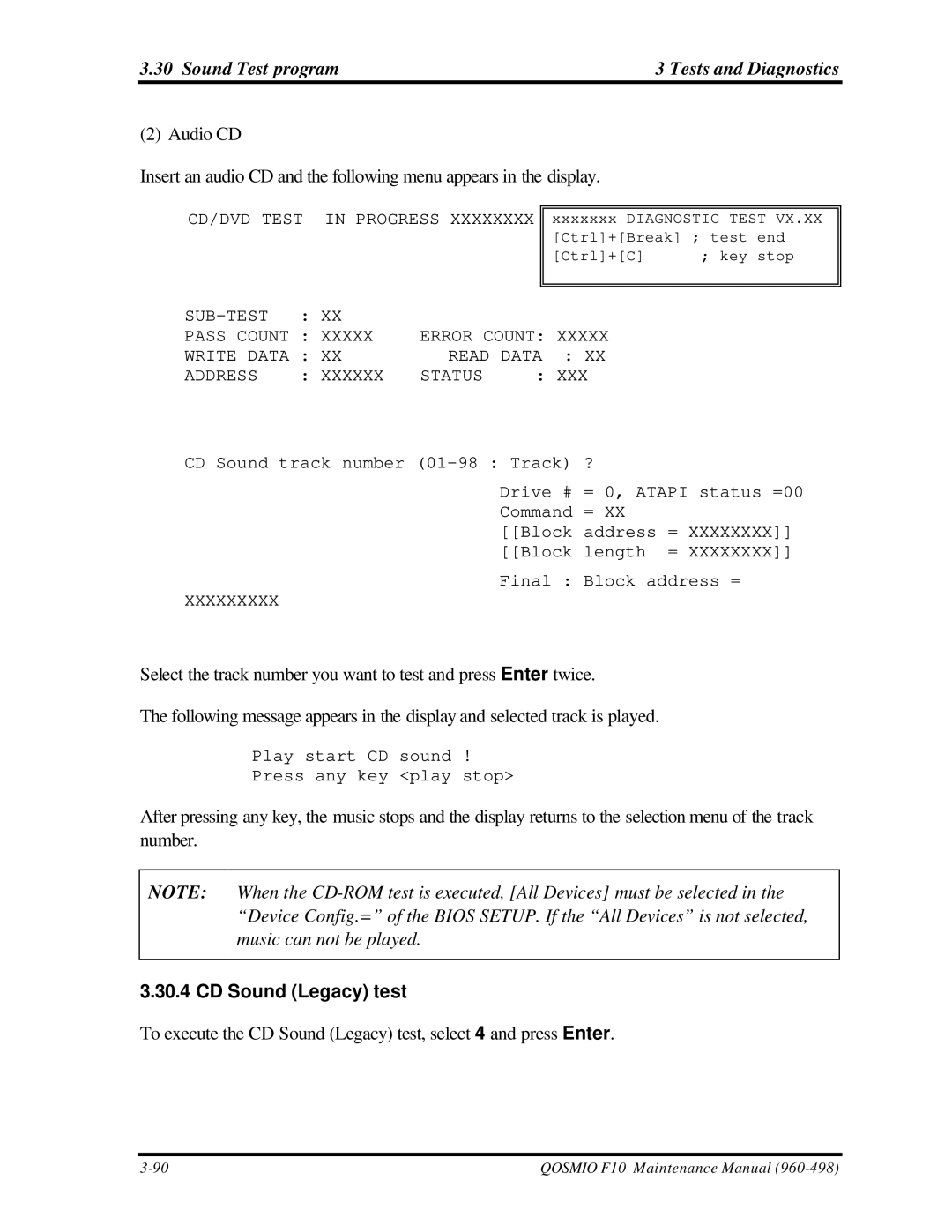 Toshiba qosmio f10 manual CD Sound Legacy test 