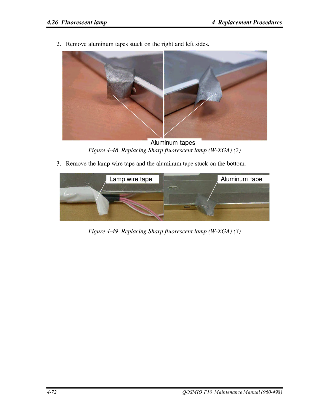 Toshiba qosmio f10 manual Aluminum tapes 