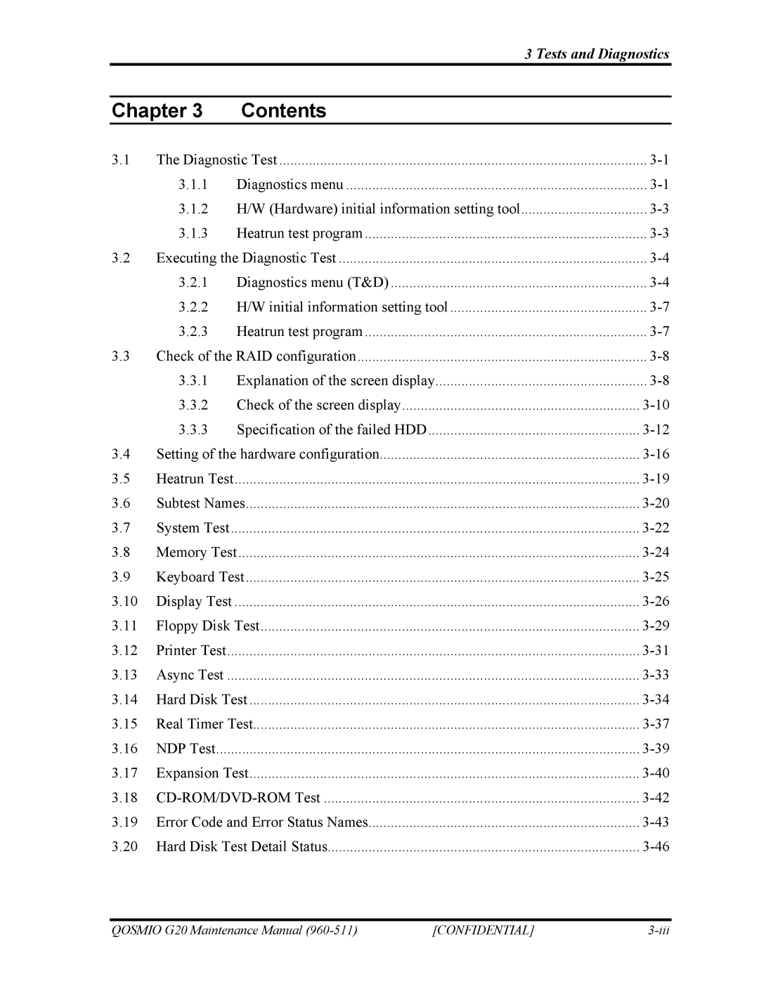 Toshiba QOSMIO G20 manual Tests and Diagnostics 