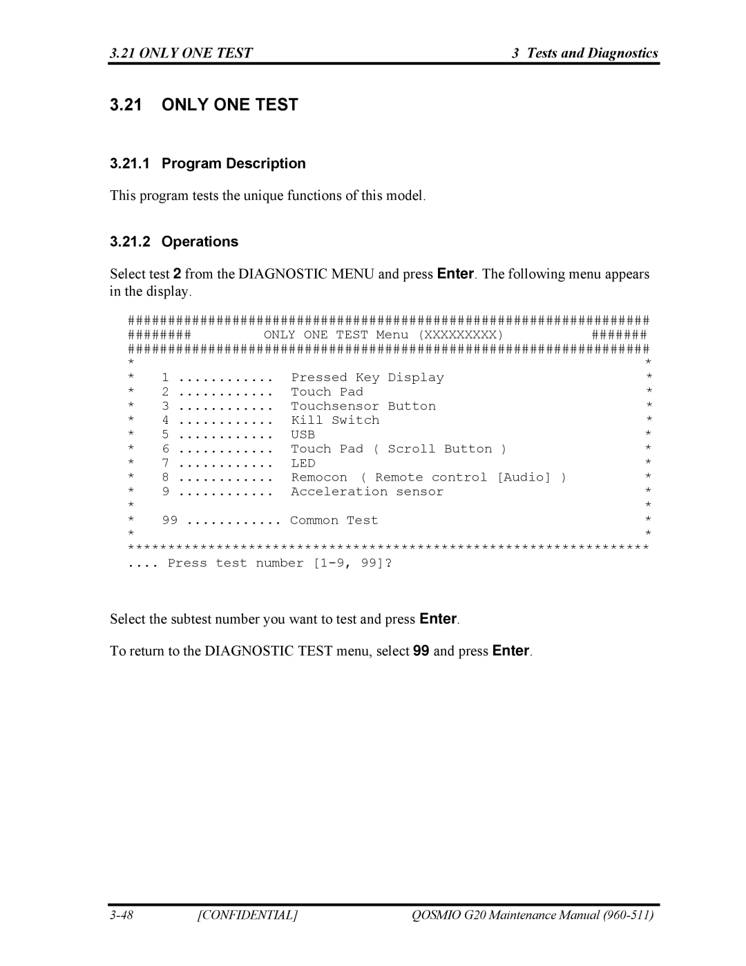 Toshiba QOSMIO G20 manual Program Description, Operations 