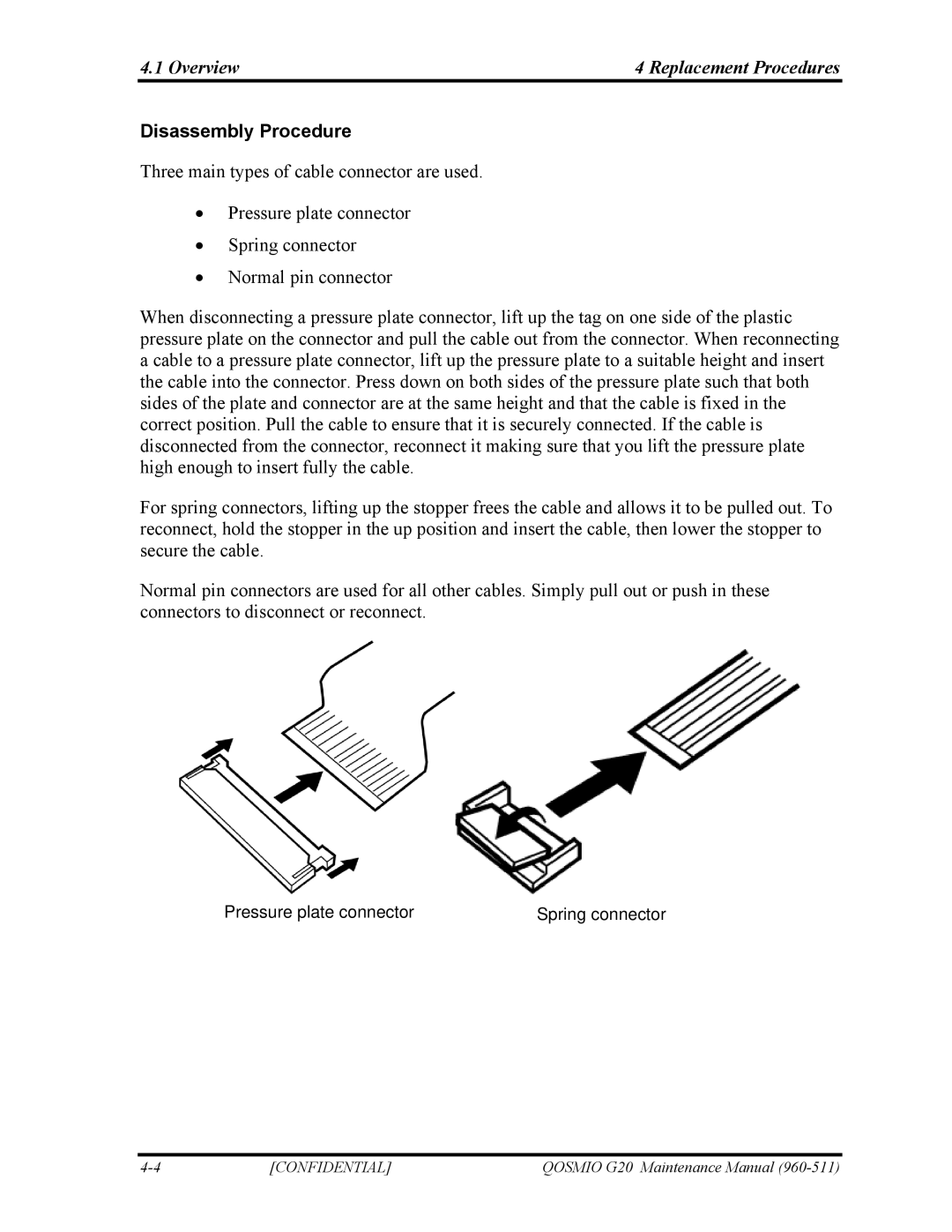 Toshiba QOSMIO G20 manual Disassembly Procedure 