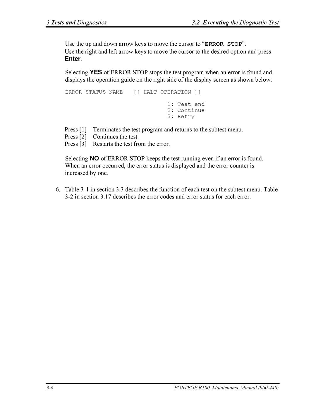 Toshiba R100 manual Tests and Diagnostics3.2 Executing the Diagnostic Test 