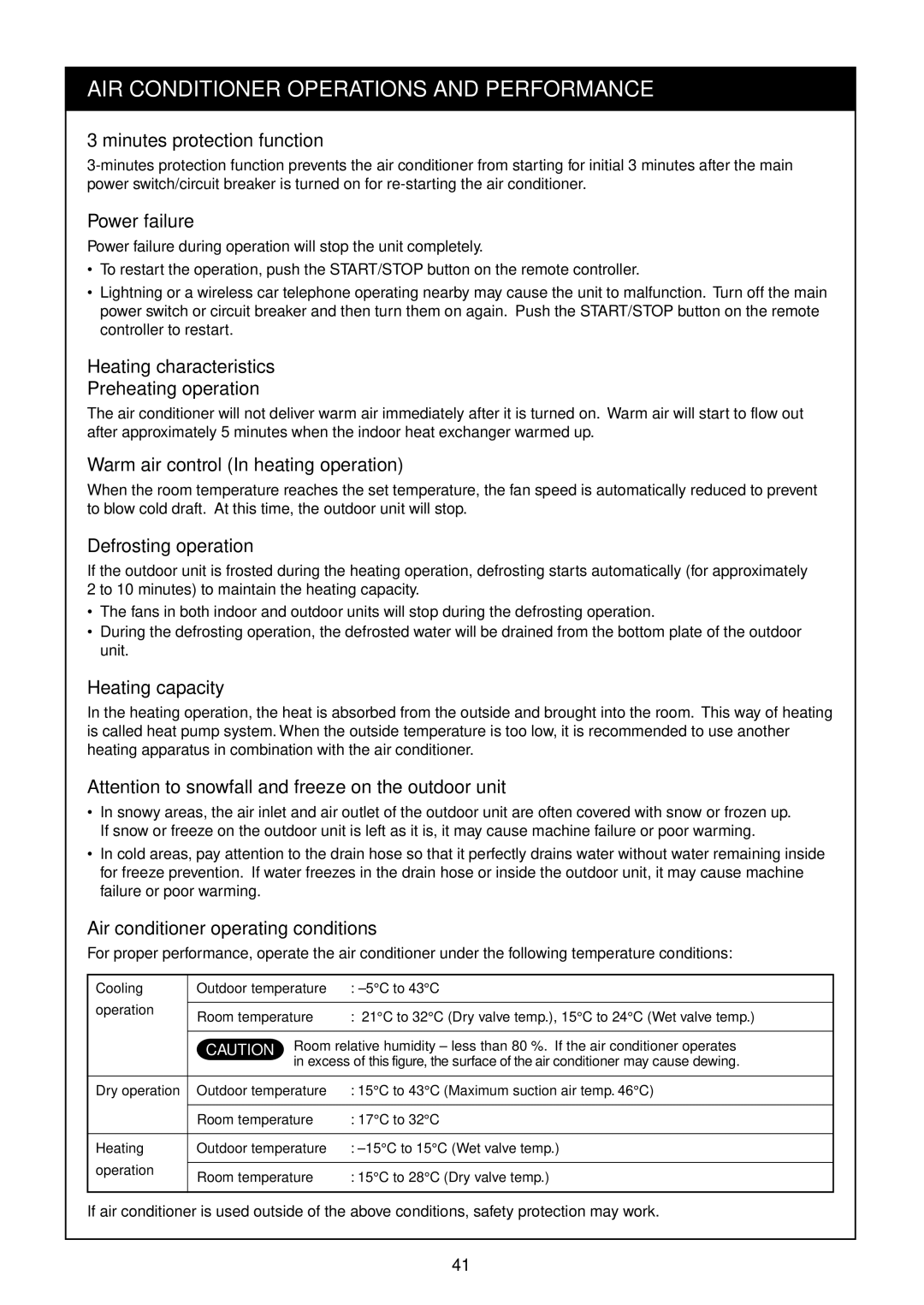 Toshiba R410A service manual AIR Conditioner Operations and Performance 