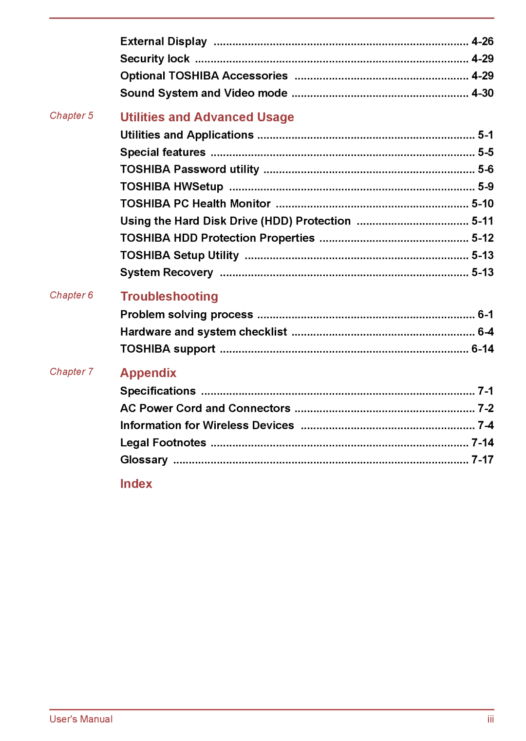 Toshiba C50-B, R50-B user manual Troubleshooting 