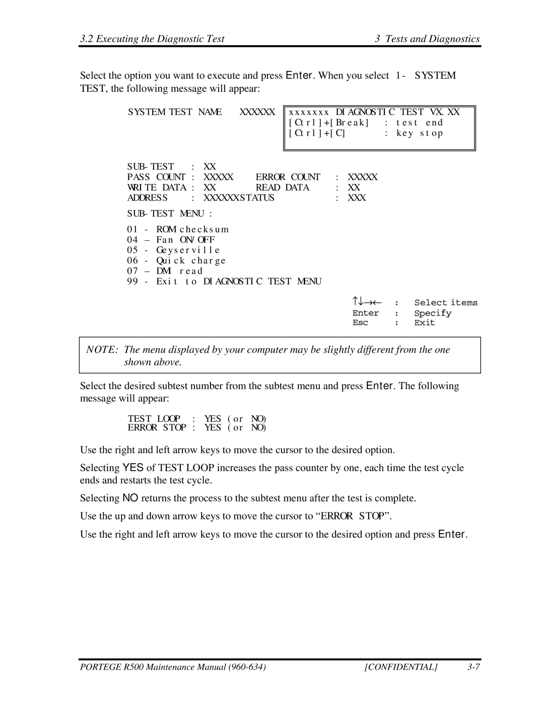 Toshiba r500 manual System Test Name 