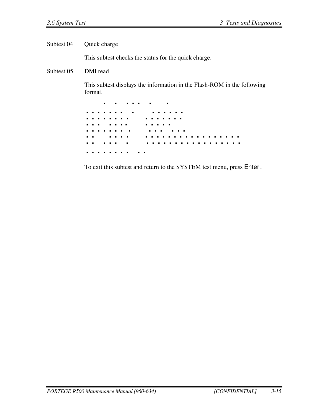 Toshiba r500 manual System Test Tests and Diagnostics 