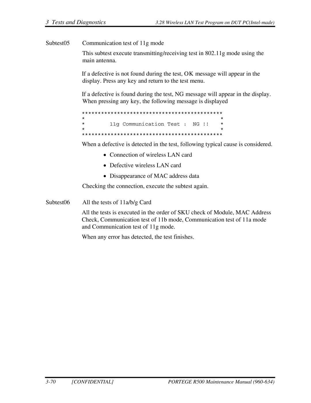 Toshiba r500 manual Disappearance of MAC address data 