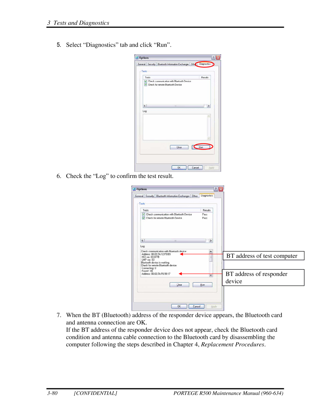 Toshiba r500 manual Tests and Diagnostics 