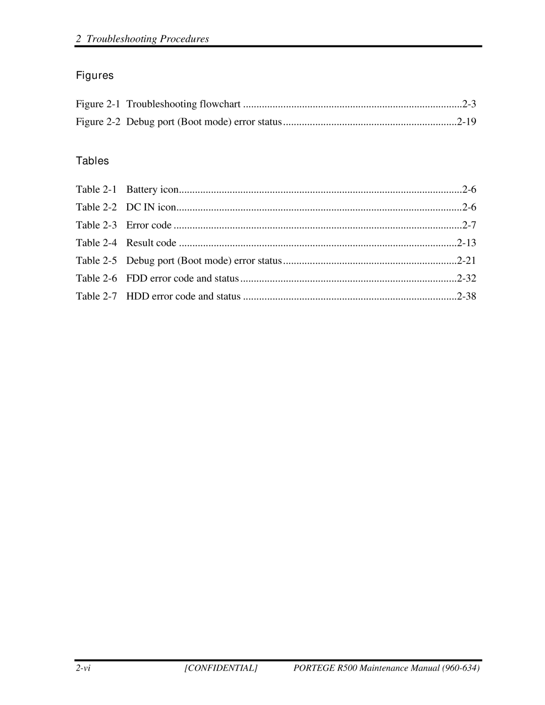 Toshiba r500 manual Troubleshooting flowchart Debug port Boot mode error status 