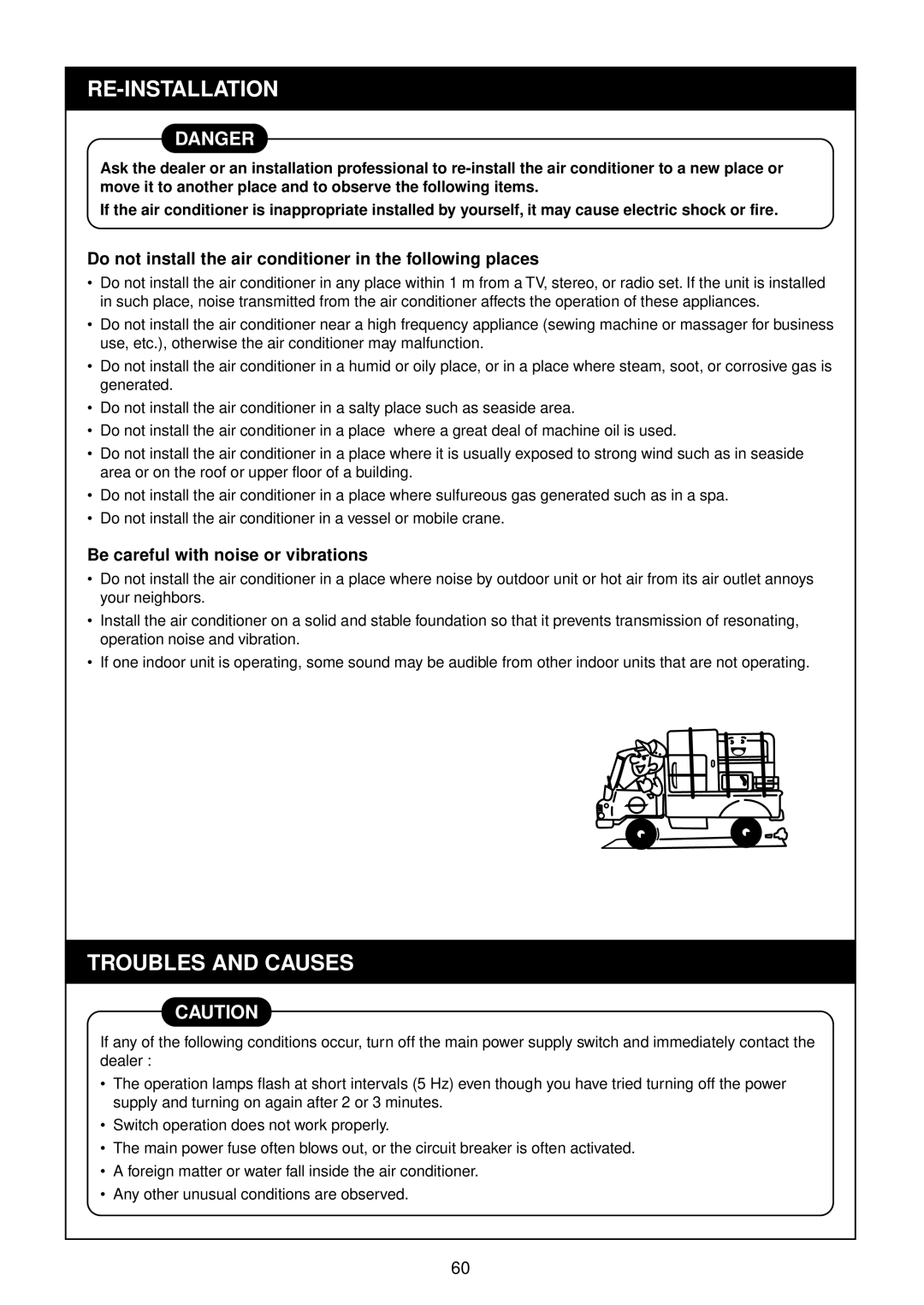 Toshiba RAM-SM560BT-E, RAM-SM800KRT-E, RAM-SM560AT-E, RAM-SM800BT-E, RAM-SM560UT-E, RAM-SM800AT-E service manual Re-Installation 