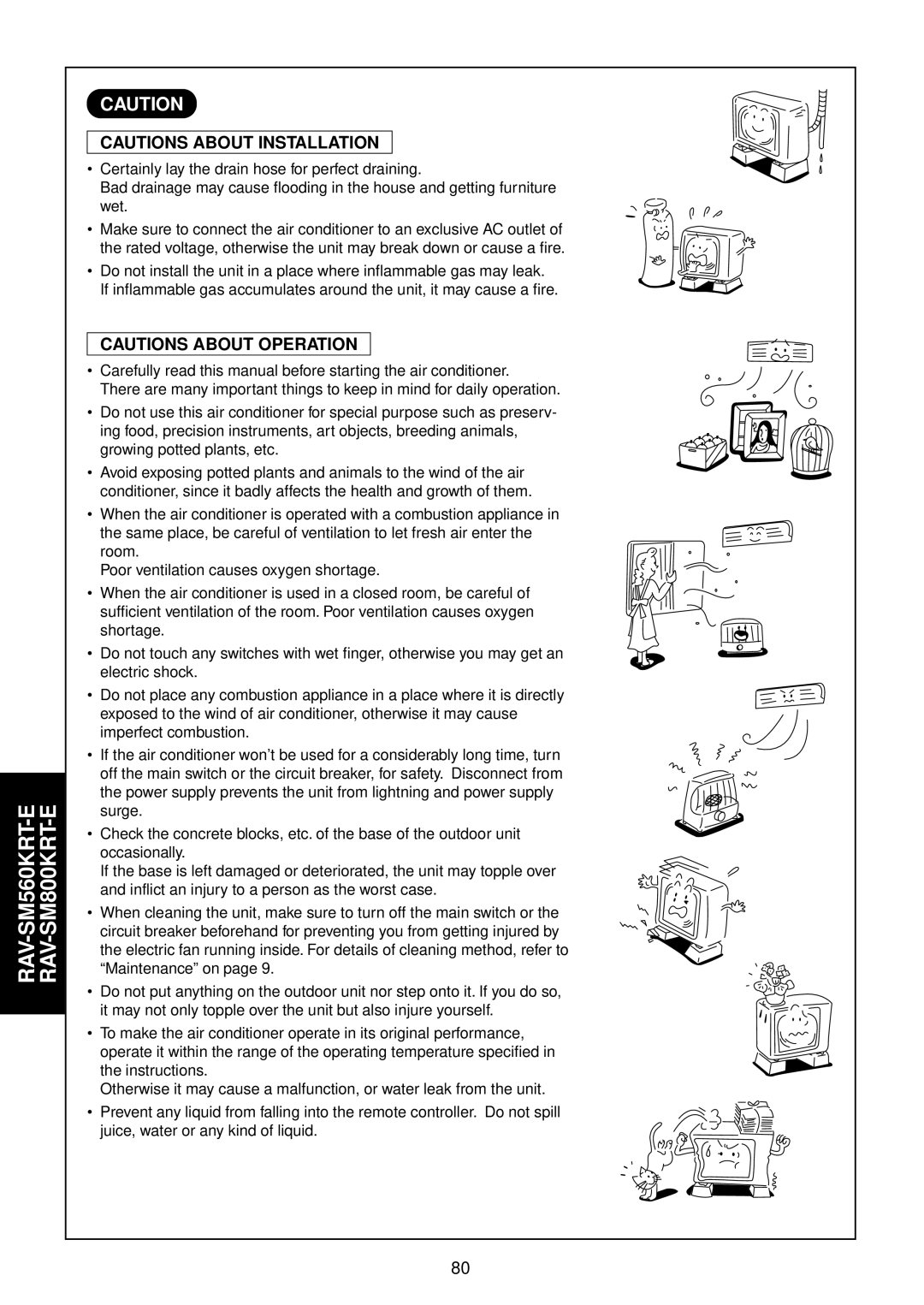 Toshiba RAM-SM560UT-E, RAM-SM800KRT-E, RAM-SM560AT-E, RAM-SM800BT-E, RAM-SM800AT-E service manual RAV-SM560KRT-E RAV-SM800KRT-E 