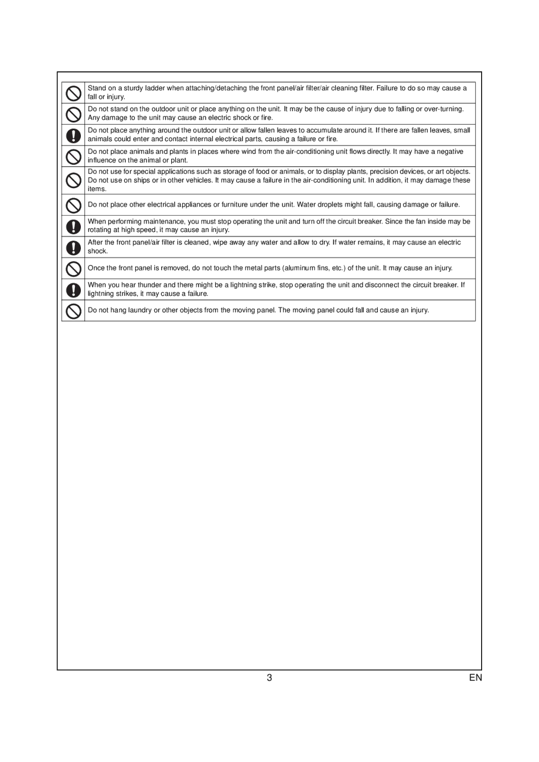 Toshiba RAS-07PKVP-E owner manual 