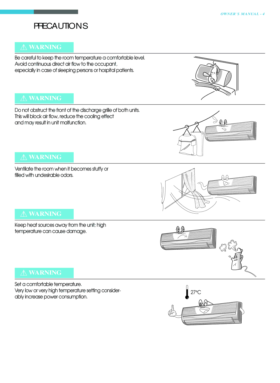 Toshiba RAS-18LKH-A, RAS-22LKH-A, RAS-22LAH-A, RAS-18LAH-A owner manual Ably increase power consumption 