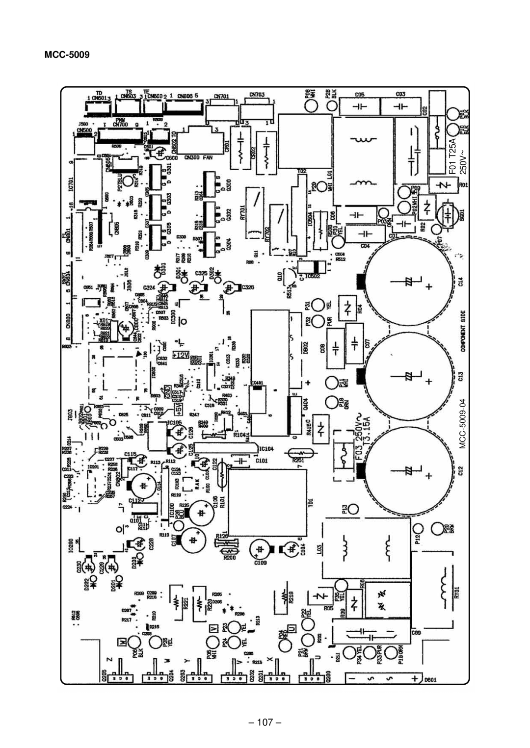 Toshiba RAS-10SAVP-E, RAS-B13SKVP-E, RAS-B10SKVP-E service manual 107, MCC-5009-04 