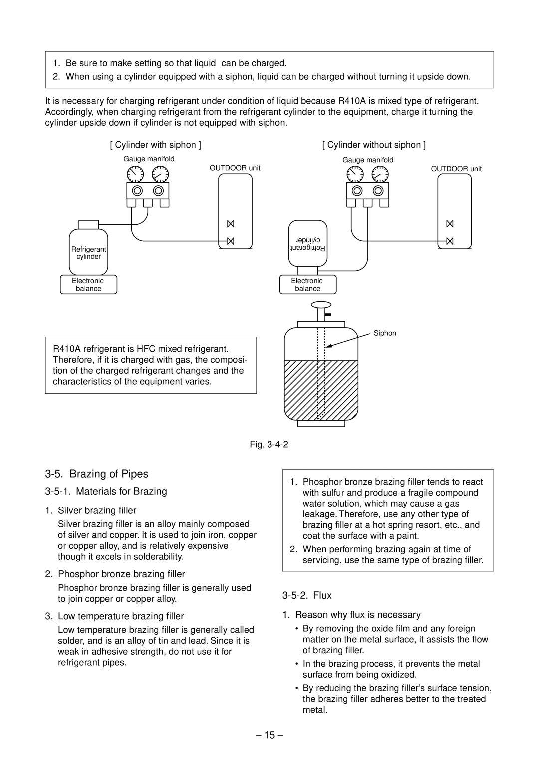 Toshiba RAS-B13SKVP-E, RAS-B10SKVP-E, RAS-10SAVP-E service manual Brazing of Pipes, Materials for Brazing, Flux 