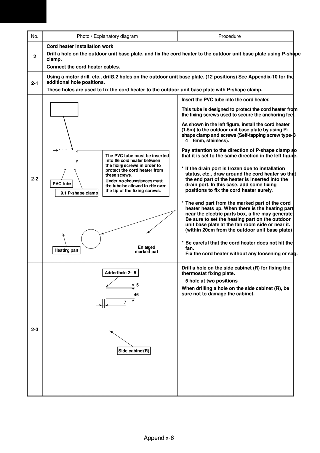 Toshiba RAS-13GAVP-E, RAS-B16GKVP-E, RAS-B13GKVP-E, RAS-B10GKVP-E, RAS-16GAVP-E, RAS-10GAVP-E service manual Appendix-6 