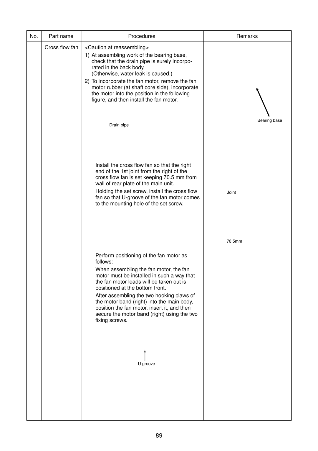 Toshiba RAS-10GAVP-E, RAS-B16GKVP-E, RAS-B13GKVP-E, RAS-B10GKVP-E, RAS-13GAVP-E, RAS-16GAVP-E service manual Drain pipe 