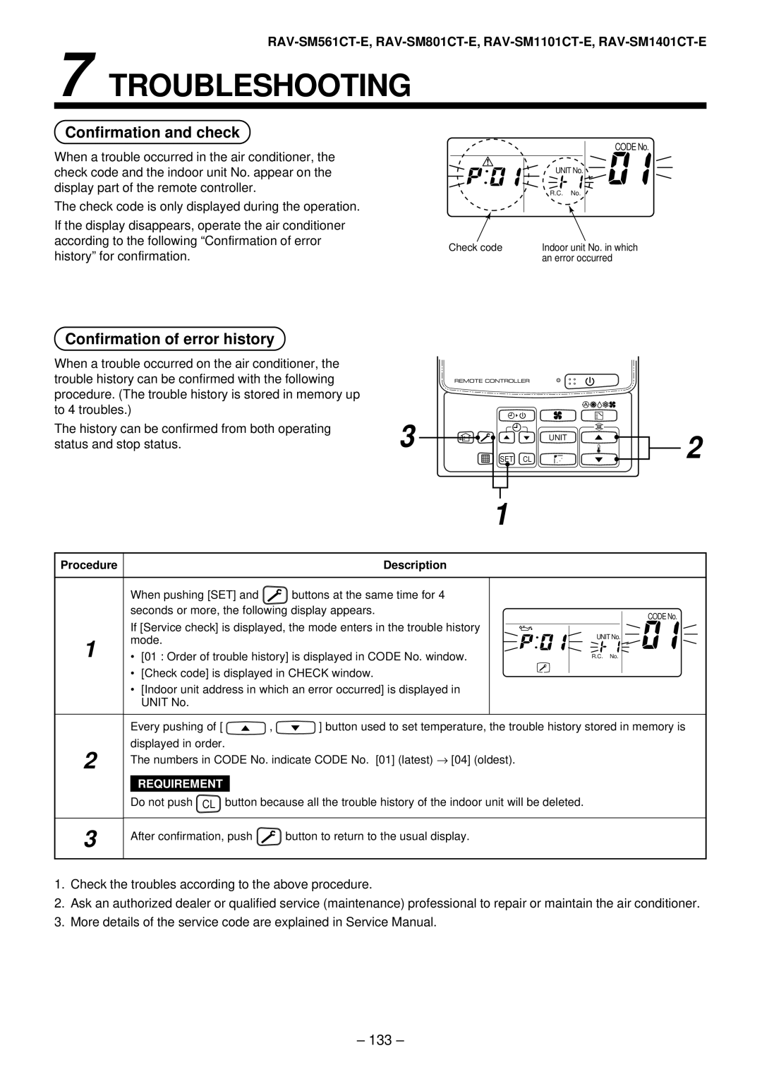 Toshiba RAV-SM1401AT-E, RAV-SM1101AT-E, RAV-SM801AT-E, RAV-SM561AT-E installation manual 133 