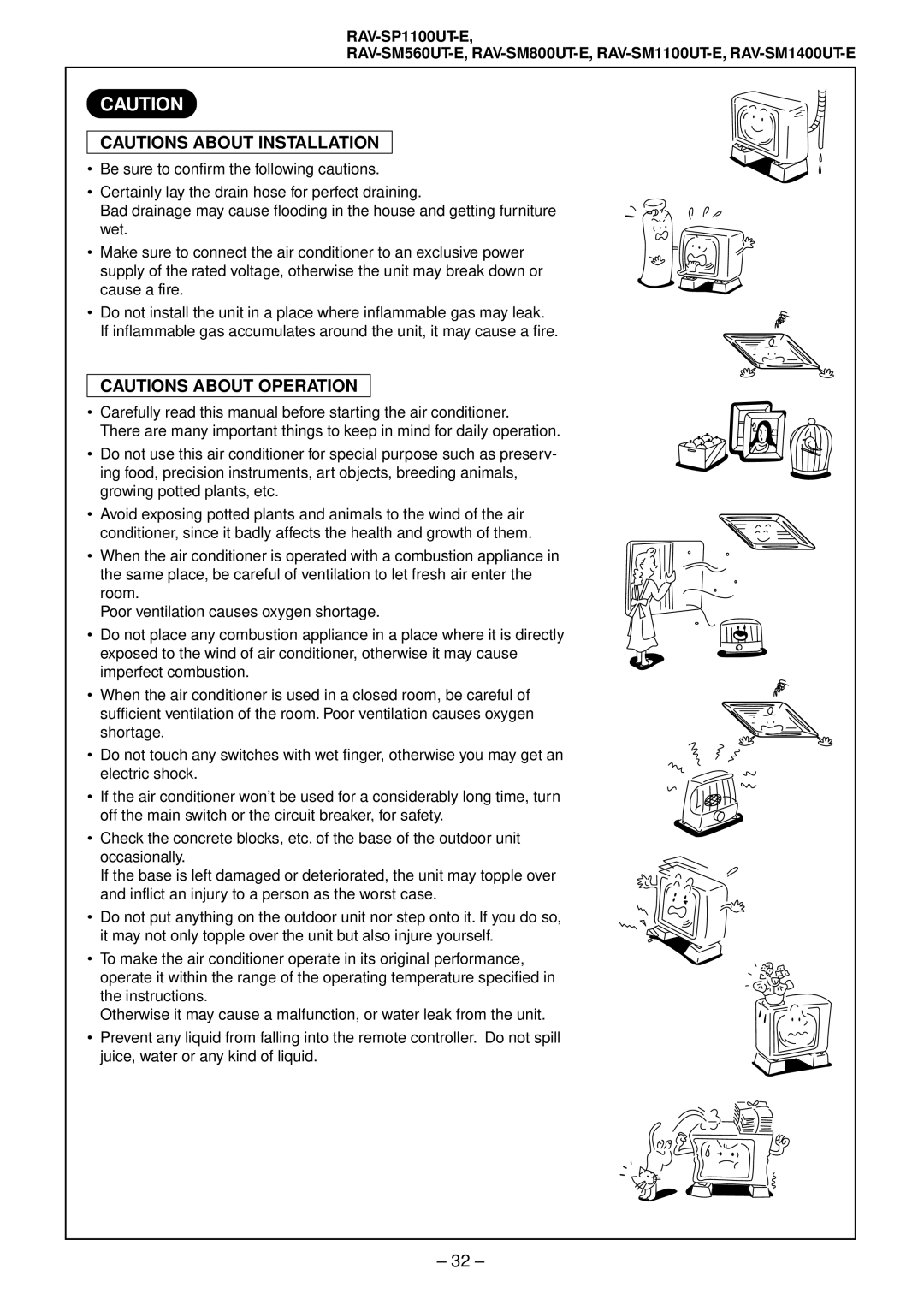 Toshiba RAV-SM1101AT-E, RAV-SM1401AT-E, RAV-SM801AT-E, RAV-SM561AT-E installation manual 