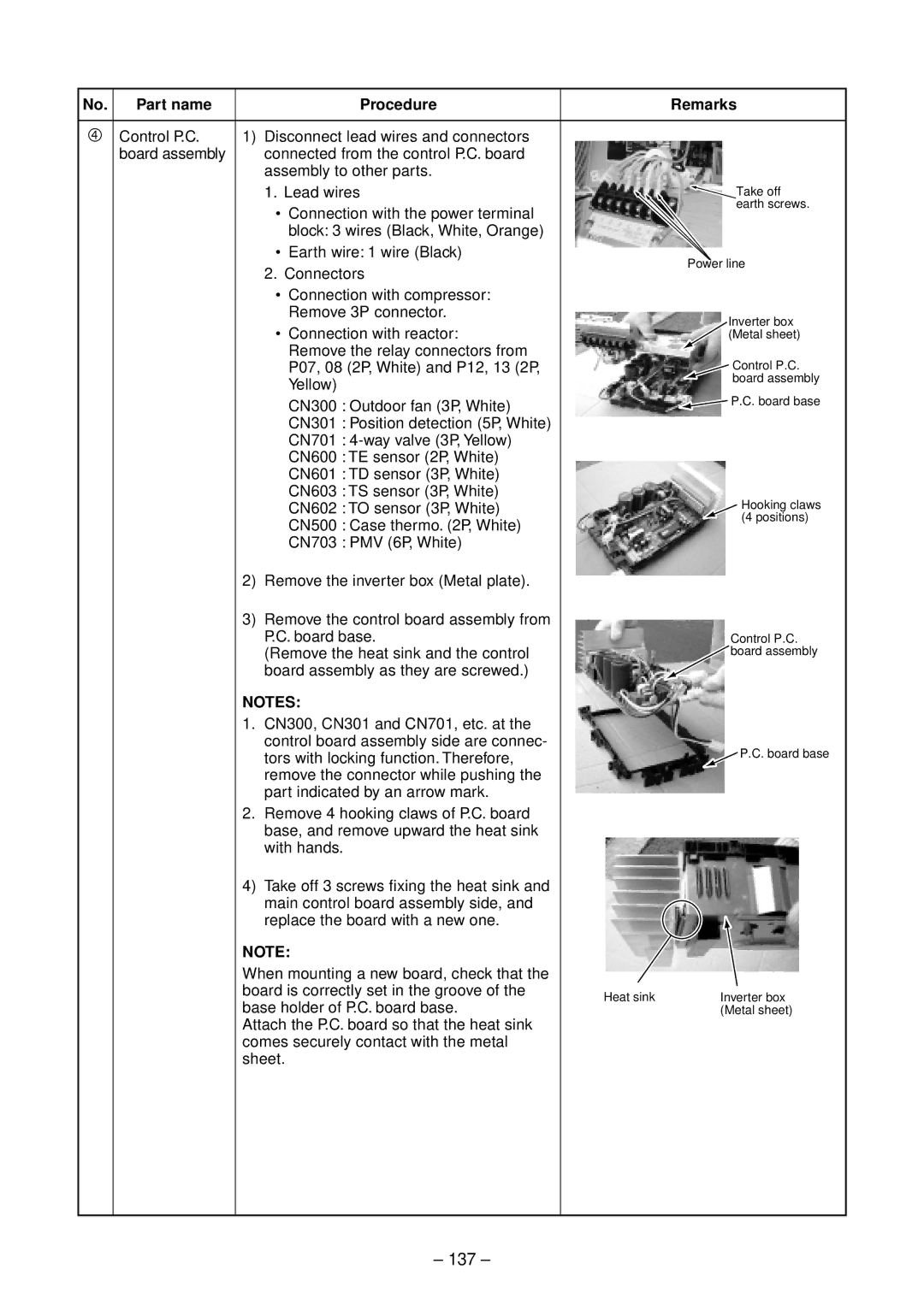 Toshiba RAV-SM562CT-E, RAV-SM1102CT-E, RAV-SM1102BT-E, RAV-SM1403UT-E, RAV-SM1402CT-E, RAV-SM1103UT-E, RAV-SM1402BT-E 137 