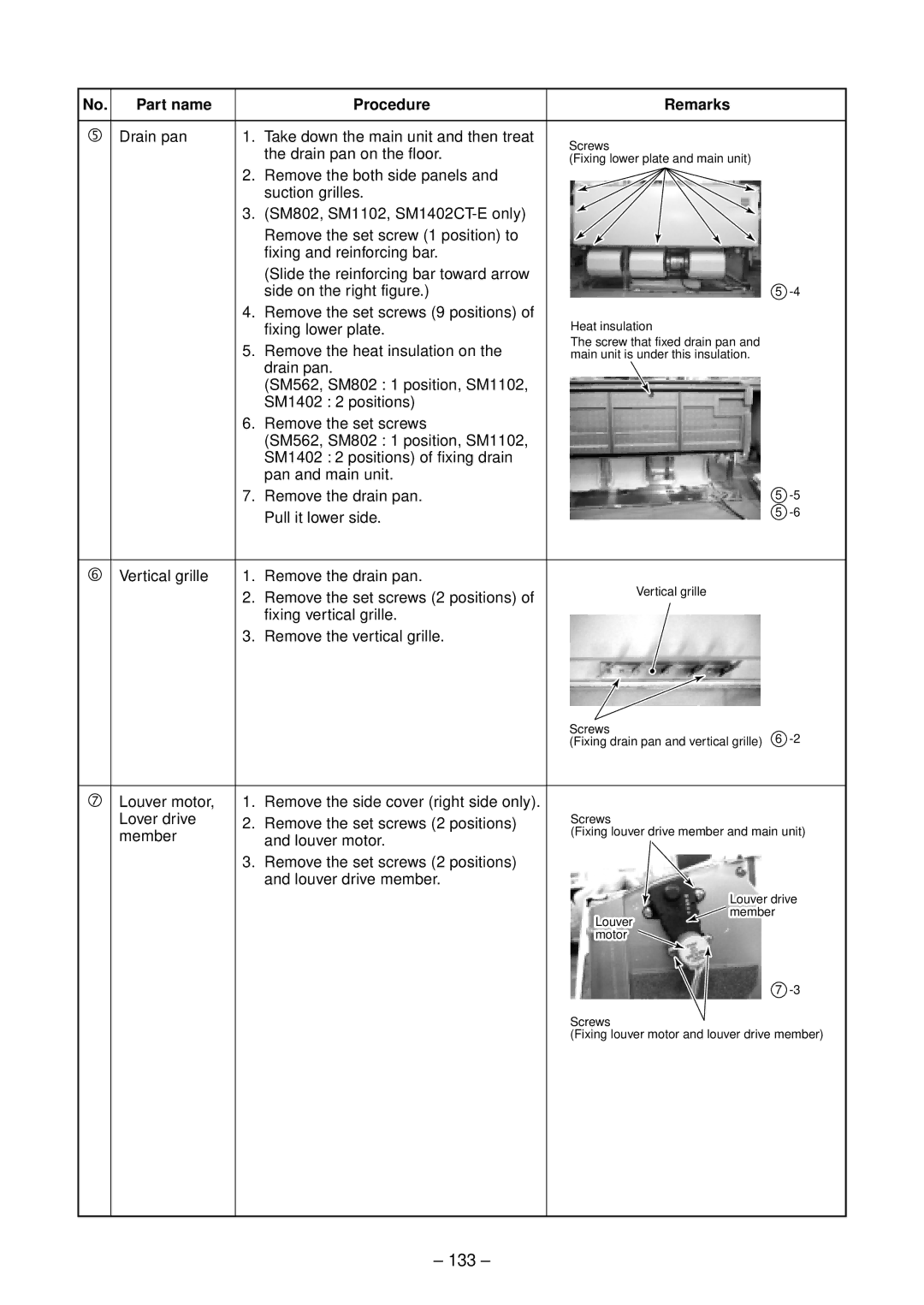 Toshiba RAV-SM1402UT-E, RAV-SM1102UT-E, RAV-SM802UT-E, RAV-SM562UT-E service manual 133 