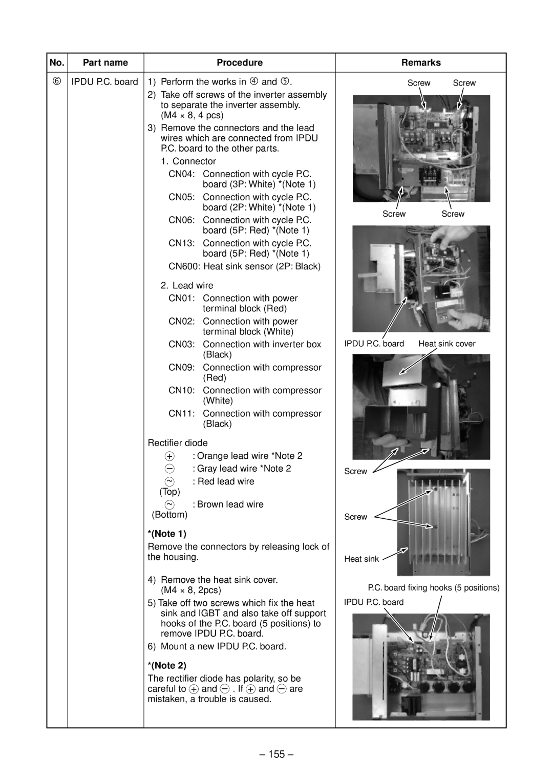 Toshiba RAV-SM562UT-E, RAV-SM1102UT-E, RAV-SM1402UT-E, RAV-SM802UT-E service manual 155 