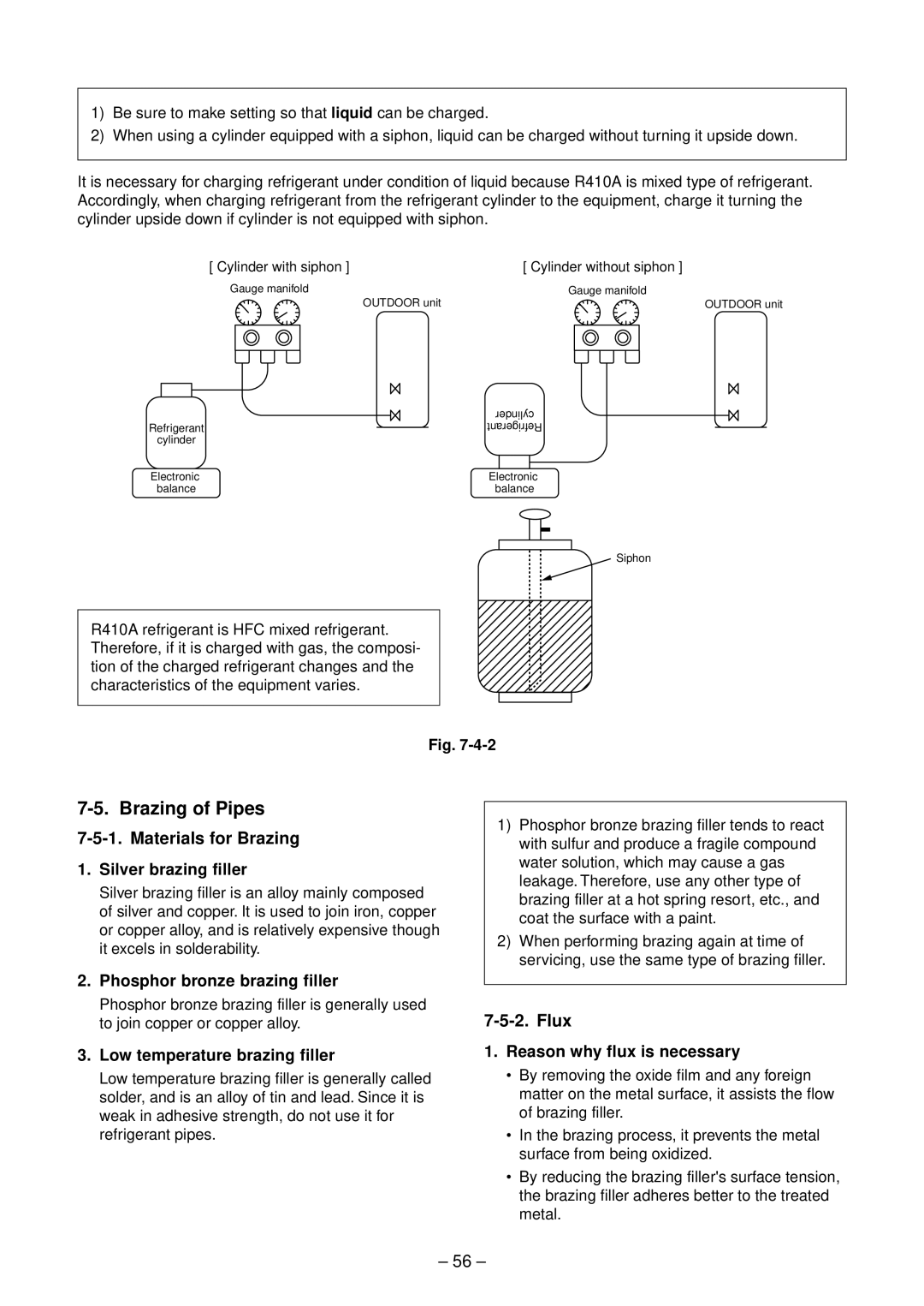 Toshiba RAV-SM1102UT-E, RAV-SM1402UT-E, RAV-SM802UT-E, RAV-SM562UT-E service manual Materials for Brazing, Flux 