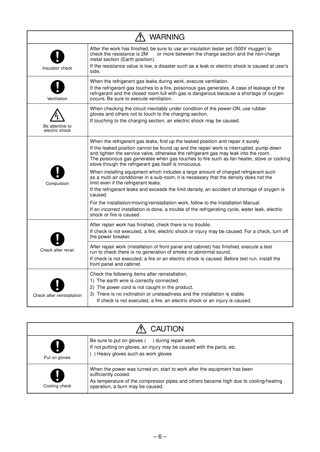 Toshiba RAV-SM802UT-E, RAV-SM1102UT-E service manual Metal section Earth position, Side, Limit even if the refrigerant leaks 