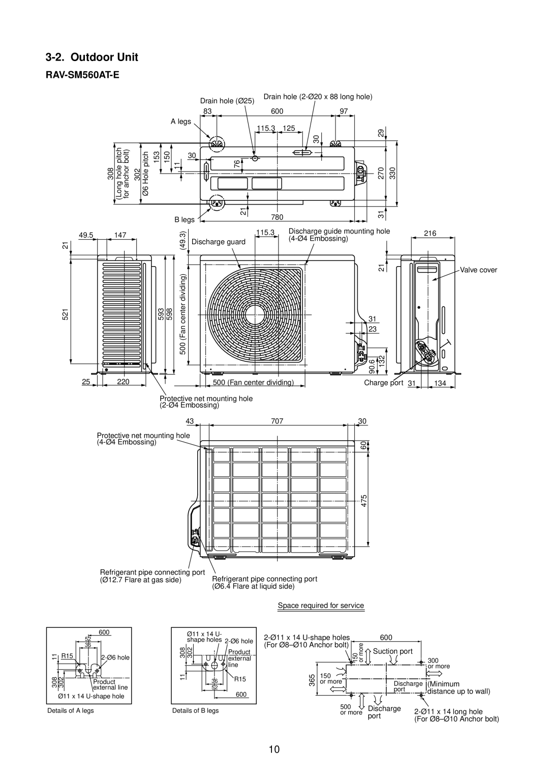 Toshiba RAV-SM1400AT-E, RAV-SM1101BT-E, RAV-SM1100AT-E, RAV-SM1401BT-E, RAV-SM561BT-E, RAV-SM801BT-E RAV-SM560AT-E 