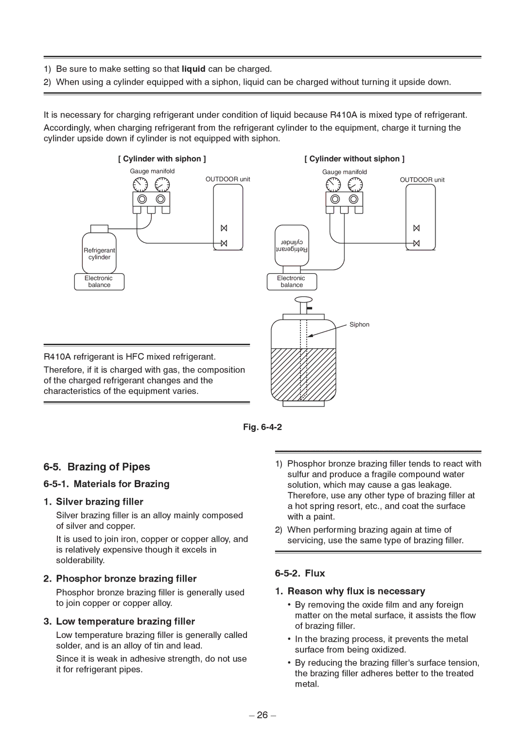 Toshiba RAV-SM1403AT-E1 Brazing of Pipes, Materials for Brazing Silver brazing filler, Phosphor bronze brazing filler 