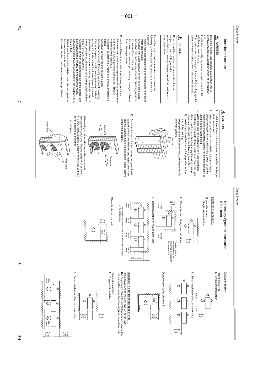 Toshiba RAV-SM2244AT8ZG-E, RAV-SM2804AT8ZG-E, RAV-SM2804AT8Z-E, RAV-SM2244AT7ZG, RAV-SM2804AT8-E, RAV-SM2804AT7Z 100 