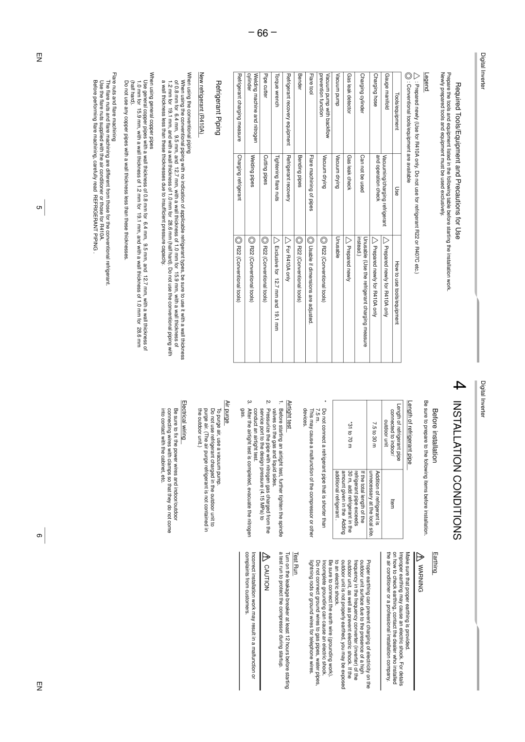 Toshiba RAV-SM2804AT8ZG-E service manual Tools/equipment Use How to use tools/equipment, When using the conventional piping 