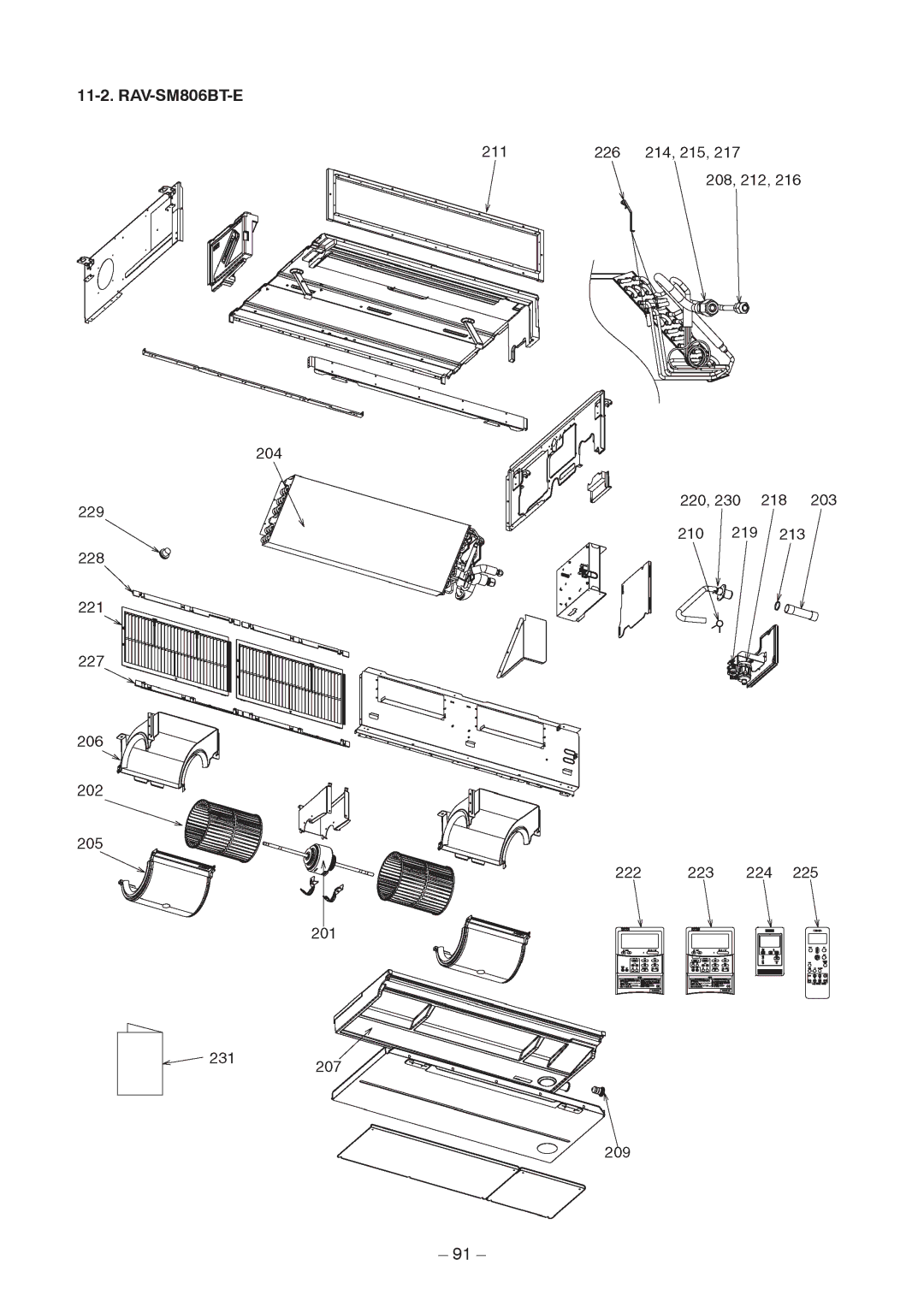 Toshiba RAV-SM406BT-TR, RAV-SM1406BT-E, RAV-SM1606BT-E, RAV-SM1606BT-TR, RAV-SM1406BT-TR, RAV-SM1106BT-E RAV-SM806BT-E 