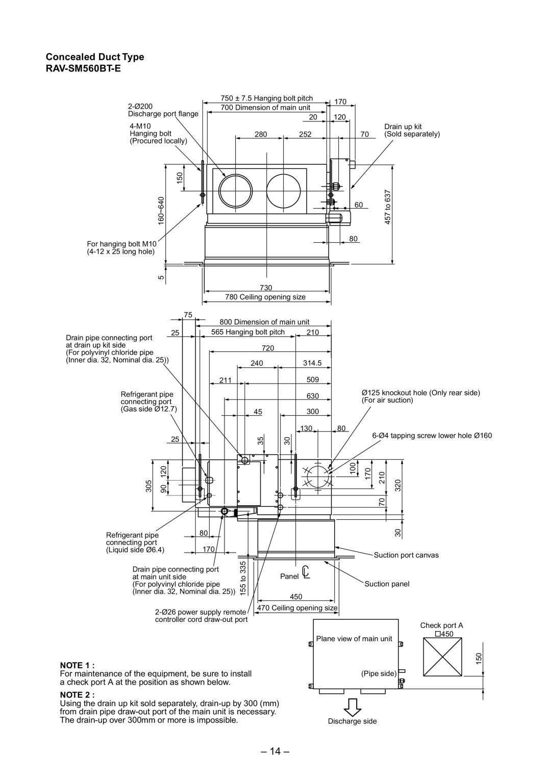 Toshiba RAV-SM560UT-E, RAV-SM800AT-E, RAV-SM800UT-E, RAV-SM560AT-E, RAV-SM800BT-E service manual RAV-SM560BT-E 