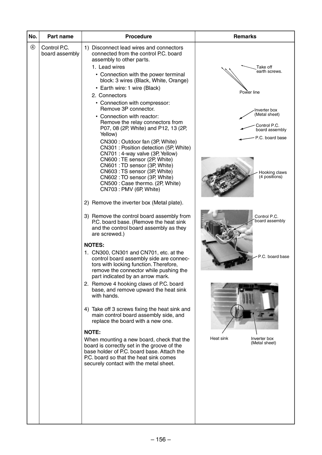 Toshiba RAV-SM800AT-E, RAV-SM800UT-E, RAV-SM560UT-E, RAV-SM560AT-E, RAV-SM560BT-E, RAV-SM800BT-E service manual 156 