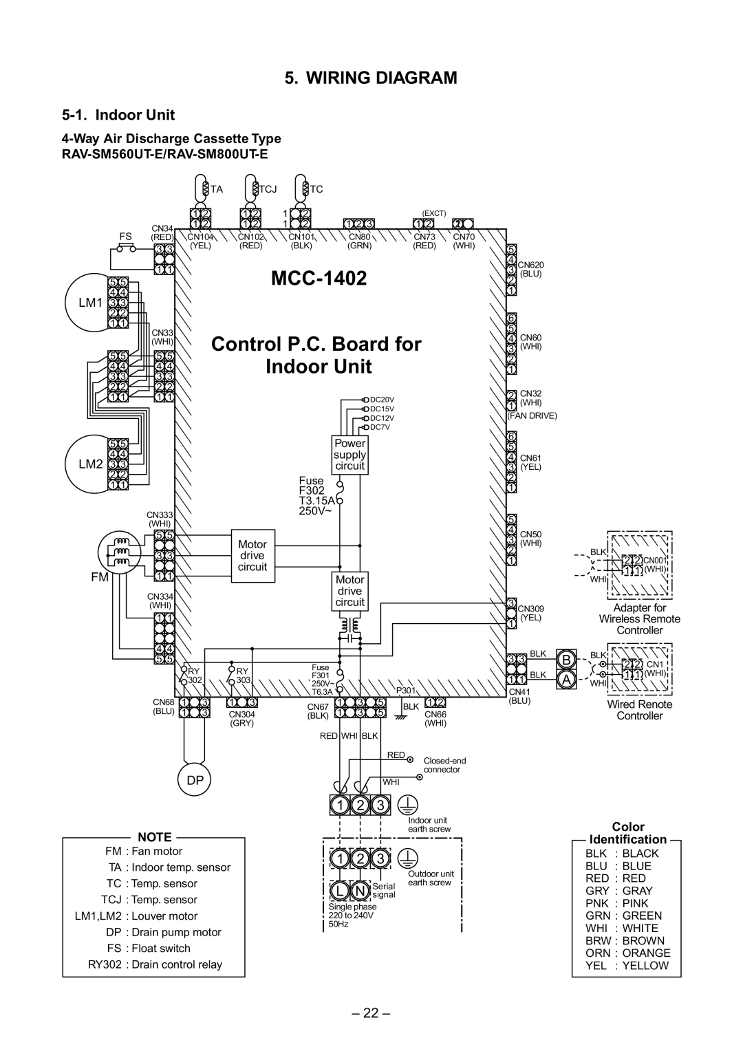 Toshiba RAV-SM560BT-E, RAV-SM800AT-E, RAV-SM800UT-E, RAV-SM560UT-E, RAV-SM560AT-E, RAV-SM800BT-E service manual MCC-1402 